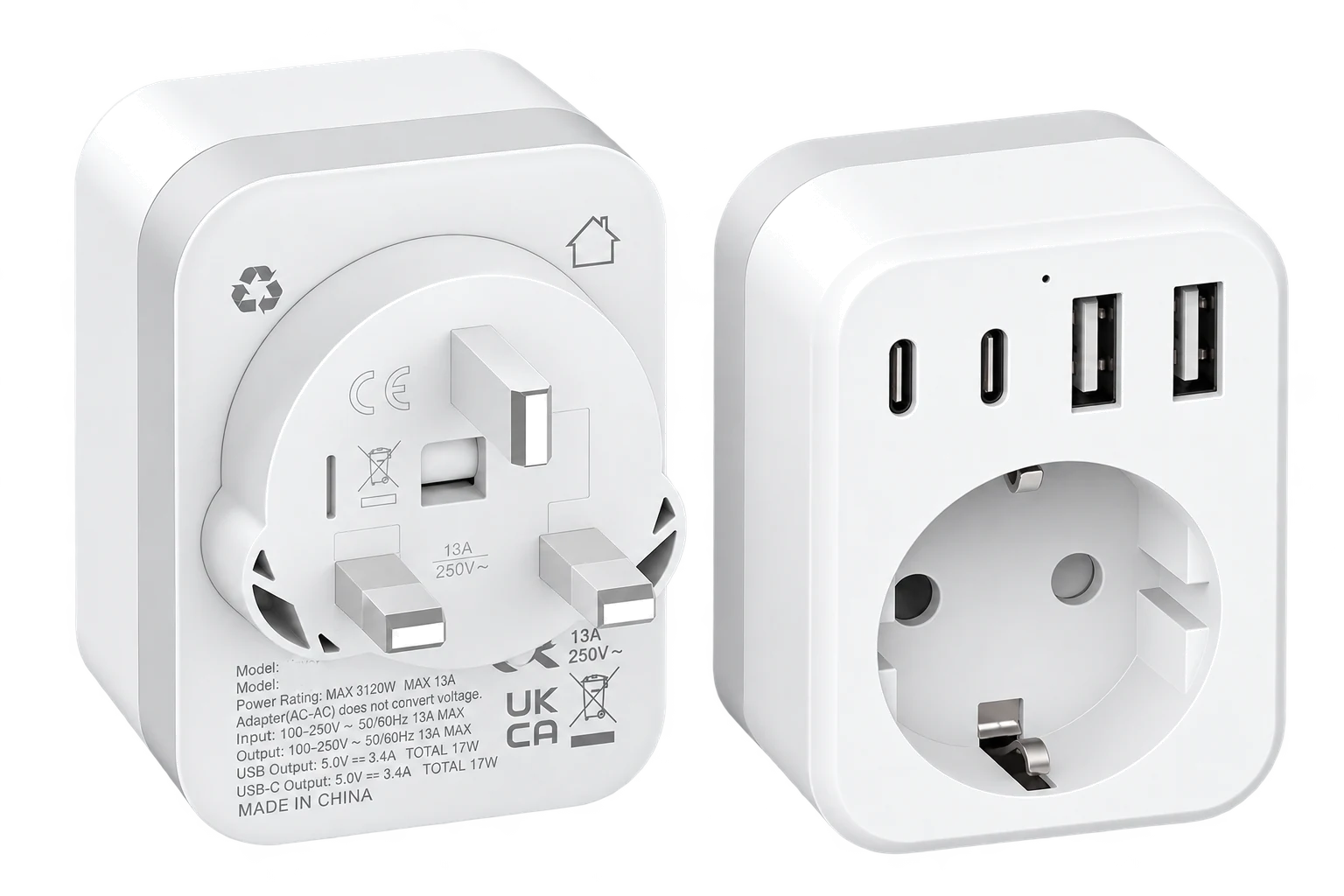 WPG-EU032-7 Wall Outlet Extenders